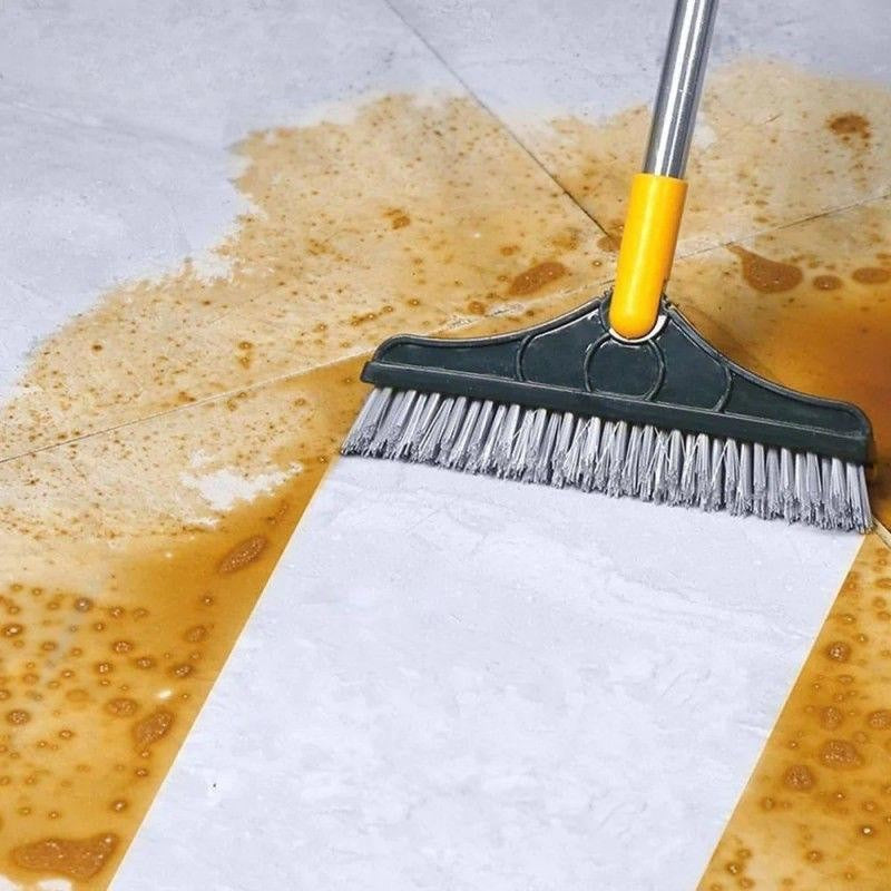 2 in 1 dust cleaning scrubber and wiper brush