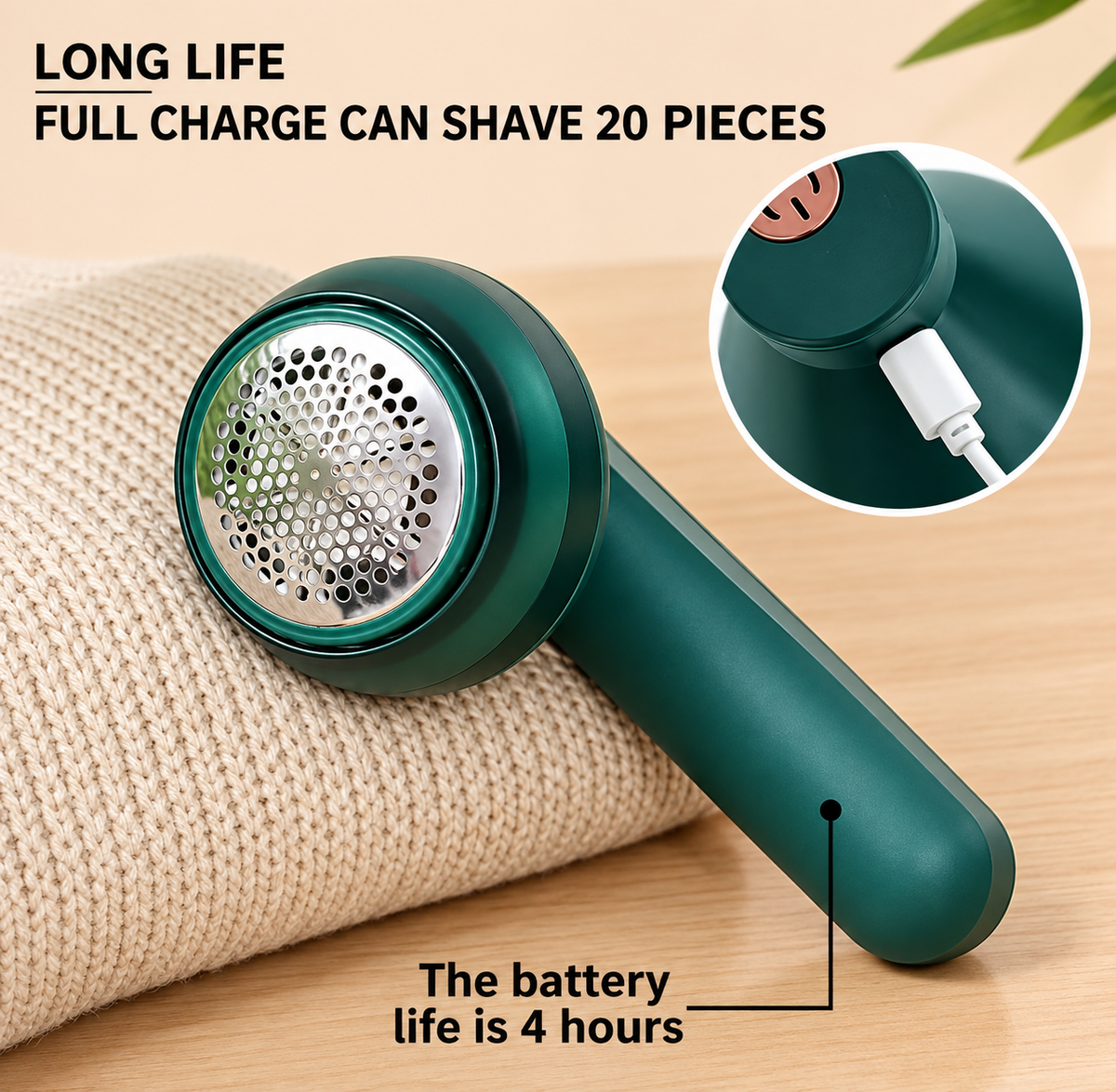 Rechargeable Electric Lint Remover For Clothes