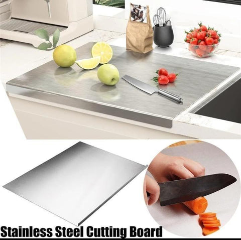 premium stainless steel cutting board